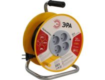 Удлинитель-катушка ЭРА RP-4-2x0.75-20m  20м (4 розетки)