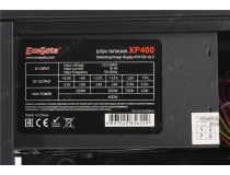 Minitower Exegate QA-410 Black MicroATX 400W (24+4+6/8пин) EX272733RUS 