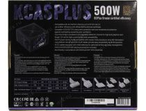 Блок питания Aerocool KCAS PLUS-500W (RTL) 500W ATX (24+2x4+2x6/8пин)