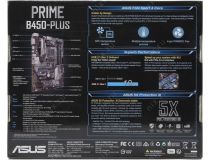 ASUS PRIME B450-PLUS (RTL) AM4 B450 2xPCI-E DVI+HDMI GbLAN SATA ATX 4DDR4