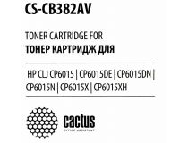 Картридж Cactus CS-CB382AV Yellow для HP Color LJ CP6015