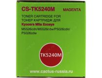 Картридж Cactus CS-TK5240M Magenta для Kyocera Ecosys M5526cdn/M5526cdw/P5026cdn