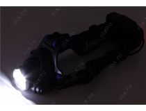 Фонарь Smartbuy SBF-HL024 (налобный, 1 светодиод, регулируемый фокус, 2x18650)