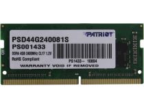 Patriot PSD44G240081S DDR4 SODIMM 4Gb PC4-19200  CL17 (for NoteBook)