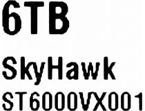 HDD 6 Tb SATA 6Gb/s Seagate SkyHawk Surveillance  ST6000VX001  3.5  256Mb
