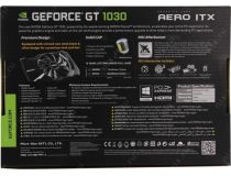 2Gb PCI-E DDR4 MSI GT 1030 AERO ITX 2GD4 OC (RTL) DVI+HDMI GeForce GT1030 