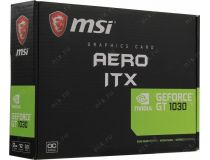 2Gb PCI-E DDR4 MSI GT 1030 AERO ITX 2GD4 OC (RTL) DVI+HDMI GeForce GT1030 
