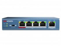 HIKVISION DS-3E0105P-E(B) Switch 5 port (5UTP 100Mbps PoE)