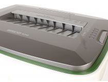 OK3925S240 Шредер Office Kit S240 3.9x25 (секр.P-4)/фрагменты/22лист./40лтр./скрепки/скобы/пл.карты/CD