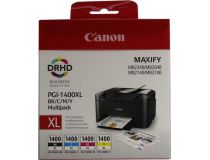 Чернильницы Canon Multipack PGI-1400XL BK/C/M/Y для MAXIFY MB2040/2140/2340/2740