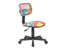 Кресло детское Бюрократ CH-299/ABSTRACT спинка сетка мультиколор сиденье мультиколор абстракция
