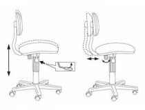 Кресло детское Бюрократ CH-201NX/FlipFlop_P розовый сланцы FlipFlop_P