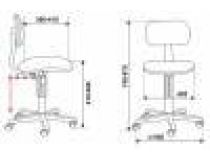 Кресло детское Бюрократ CH-201NX/FlipFlop_P розовый сланцы FlipFlop_P