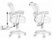 Бюрократ CH-W797/Abstract Кресло