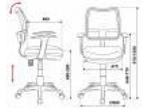 Бюрократ CH-W797/Abstract Кресло