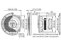 Kenwood KFC-S1066 Колонки автомобильные (10 см, 21W)