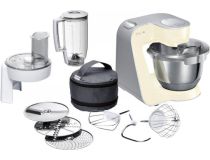 Кухонный комбайн Bosch MUM58920 1000Вт ванильный/серебристый