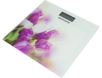 Весы напольные электронные Redmond RS-733 макс.180кг белый/тюльпан