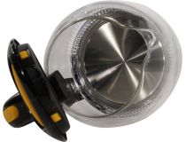 Kitfort KT-625-4 жёлтый Электрочайник (1.7л, 2200 Вт, стеклянный)