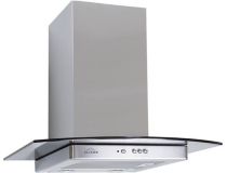 Вытяжка каминная Elikor Кристалл 50Н-430-К3Д нержавеющая сталь/тонированное стекло управление: кнопочное (1 мотор)