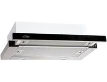 Вытяжка встраиваемая Elikor Интегра Glass 45Н-400-В2Д нержавеющая сталь/стекло черное управление: кнопочное (1 мотор)