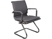 Кресло Бюрократ CH-993-Low-V/grey низкая спинка серый искусственная кожа