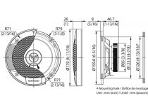 Kenwood KFC-S1676EX Колонки автомобильные (6.5 , 60W)