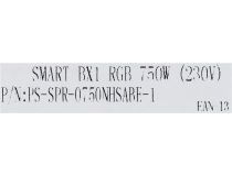 Блок питания Thermaltake PS-SPR-0750NHSABE-1 Smart BX1 RGB 750W (24+2x4+4x6/8пин)