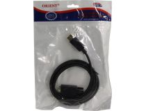 Orient C708 Кабель-адаптер DisplayPort (M)--  VGA (15M) 1.8м