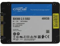 SSD 480 Gb SATA 6Gb/s Crucial BX500 CT480BX500SSD1  2.5  3D TLC