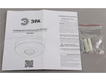 ЭРА MD07 Датчик движения инфракрасный потолочный (6м, 1200Вт, 220В)