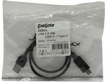 Exegate EX272345RUS Кабель-переходник USB 2.0 AM - USB-C M 0.5м