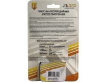 JETACCESS Comfort Wireless Optical Mouse OM-U60G Red (RTL) USB 6btn+Roll, беспроводная