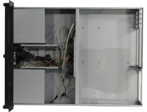 Server Case 2U Procase GE201-B-0 MicroATX без БП Black, LCD display, с дверцей