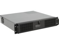 Server Case 2U Procase GE201S-B-0 ATX без БП Black mini-ITX, без БП, LCD display, с дверцей