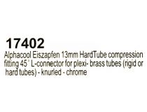 Alphacool 17402 Eiszapfen Штуцер (13мм, 45°) Silver