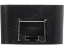 5bites UA3C-45-10BK адаптер USB-C -- UTP 1000Mbps + 3-port USB3.0 Hub