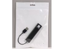 5bites UA2-45-06BK адаптер USB2.0 -- UTP 100Mbps + 3-port USB2.0 Hub