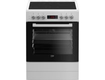 Плита Электрическая Beko FSM67320GWS белый стеклокерамика