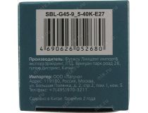 Smartbuy SBL-G45-9_5-40K-E27 (E27, 760 люмен, 4000К, 9.5Вт, 220-240В)