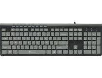 Клавиатура OKLICK Multimedia Keyboard 480M Black-Grey USB  104КЛ+9КЛ М/Мед 1067199 