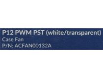 Arctic ACFAN00132A P12 PWM PST white/transparent (4пин, 120x120x25мм, 200-1800об/мин)