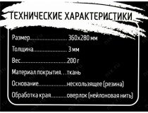 JETACCESS Panteon GP-05SS  (коврик для мыши, 360x280x3мм)