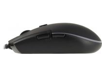 JETACCESS Optical Mouse OM-U55 LED Black  (RTL) USB 6btn+Rol