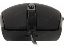 JETACCESS Optical Mouse OM-U55 LED Black  (RTL) USB 6btn+Rol