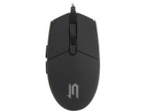 JETACCESS Optical Mouse OM-U55 LED Black  (RTL) USB 6btn+Rol