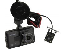 Digma FreeDrive 108 Dual Black (2xCam, 1920х1080/640x480, 140°, LCD 3 ,G-sens,microSDHC,USB,мик, Li-Ion)