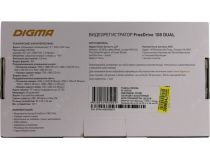 Digma FreeDrive 108 Dual Black (2xCam, 1920х1080/640x480, 140°, LCD 3 ,G-sens,microSDHC,USB,мик, Li-Ion)