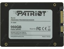 SSD 960 Gb SATA 6Gb/s Patriot Burst PBU960GS25SSDR  2.5  3D TLC