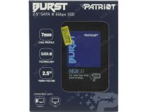 SSD 960 Gb SATA 6Gb/s Patriot Burst PBU960GS25SSDR  2.5  3D TLC
